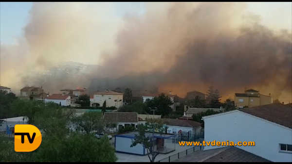 Incendio en La Xara